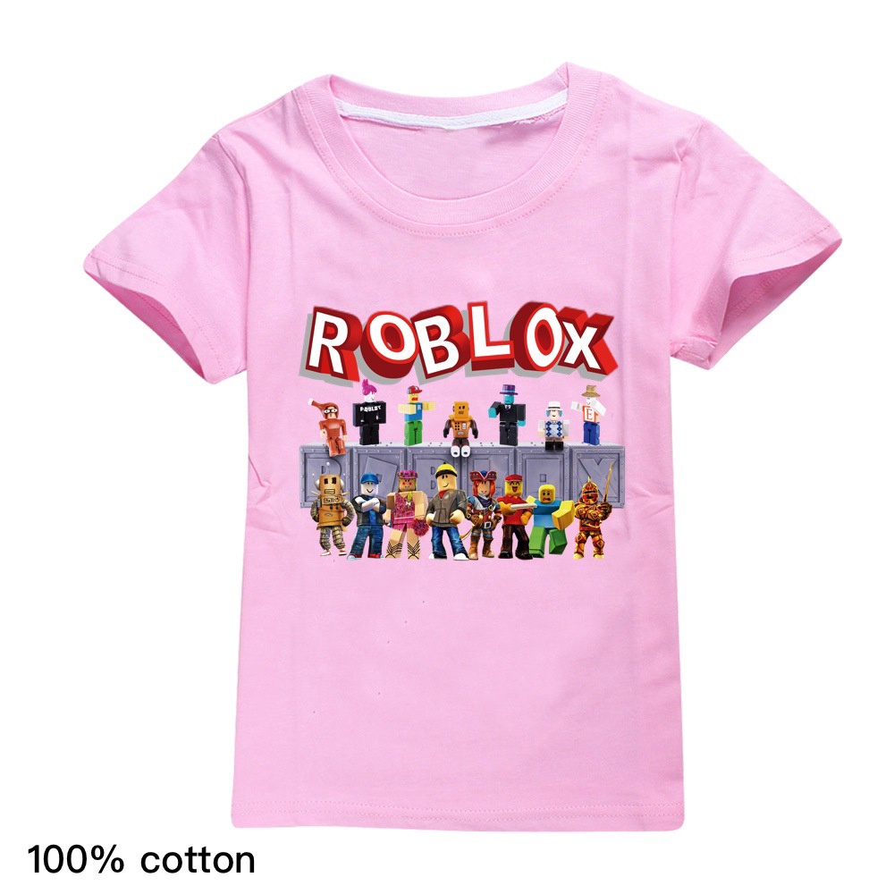 Áo thun cho bé trai và bé gái in hình Game ROBLOX dễ thương kute, chất liệu cotton mềm mịn thoáng mát NTShirt