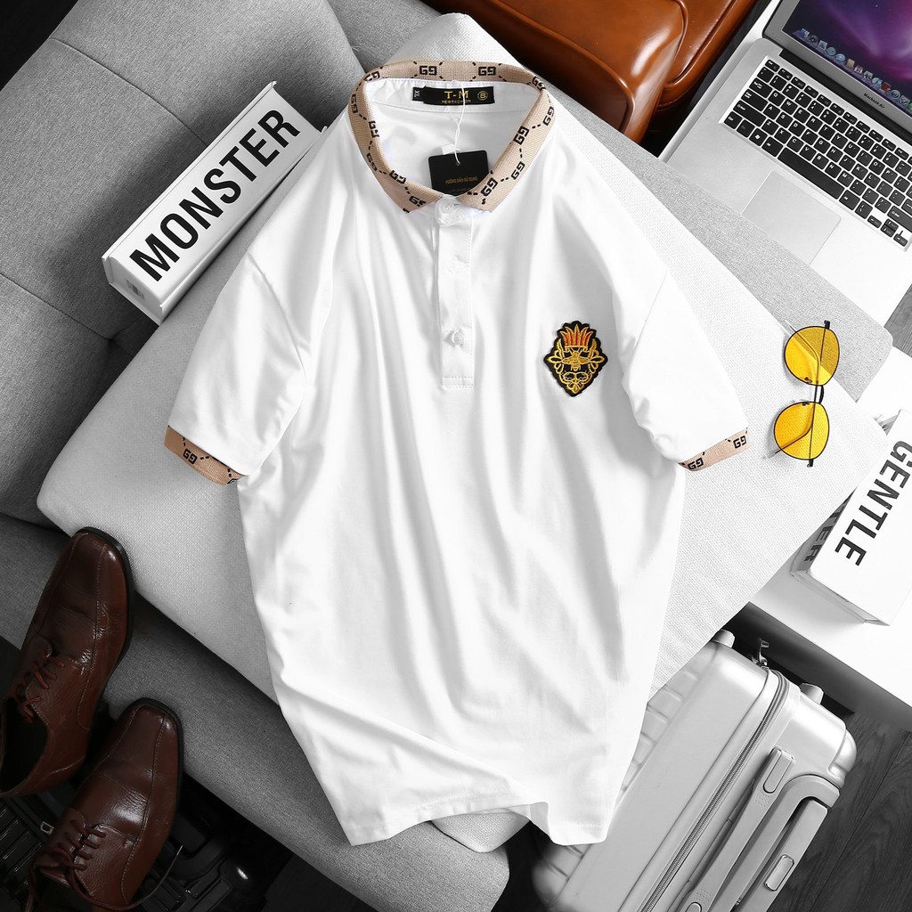 Áo Thun Nam Cổ Bẻ, Áo Polo Nam Tay Ngắn OBOKFASHION, Áo Thun Nam Cộc Tay Cao Cấp Mẫu Mới Màu Đen-Trắng ACB14 | BigBuy360 - bigbuy360.vn