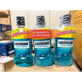 Nước súc miệng LISTERINE COOL MINT (750ML)