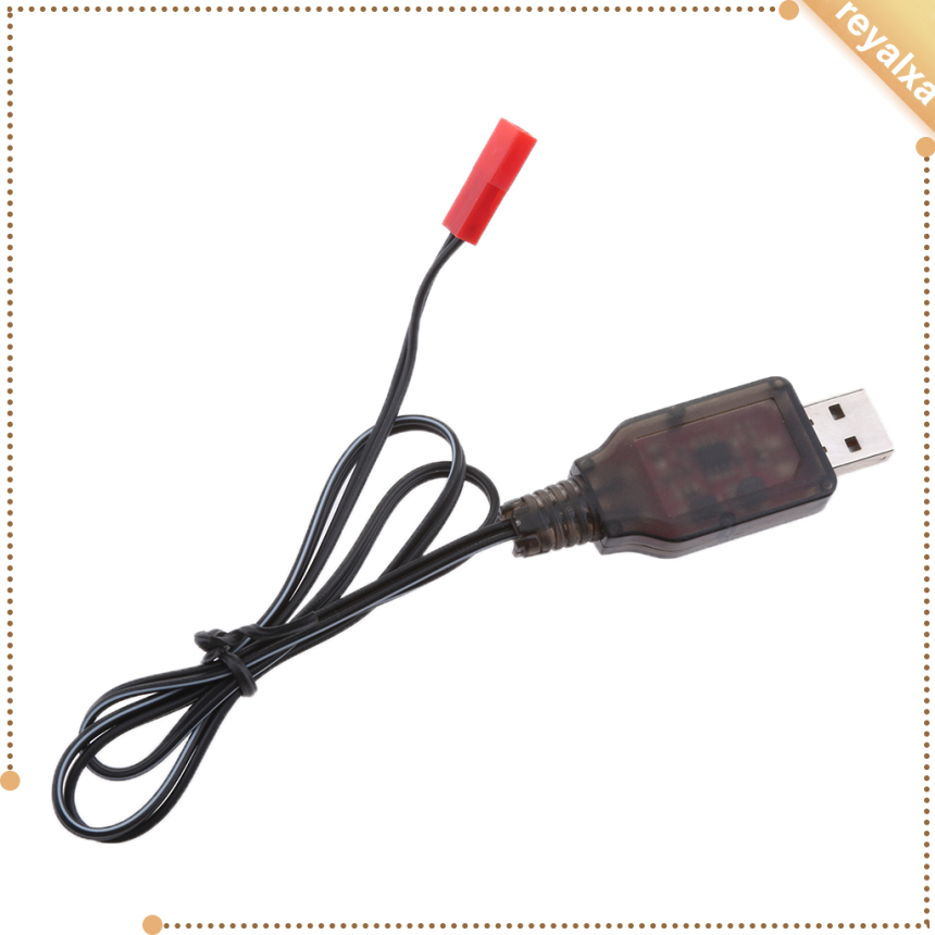 Dây Cáp Sạc Pin 6V Chuyển Đổi USB Sang JST Female NI MH NI Cd Cho Máy Bay Điều Khiển Từ Xa