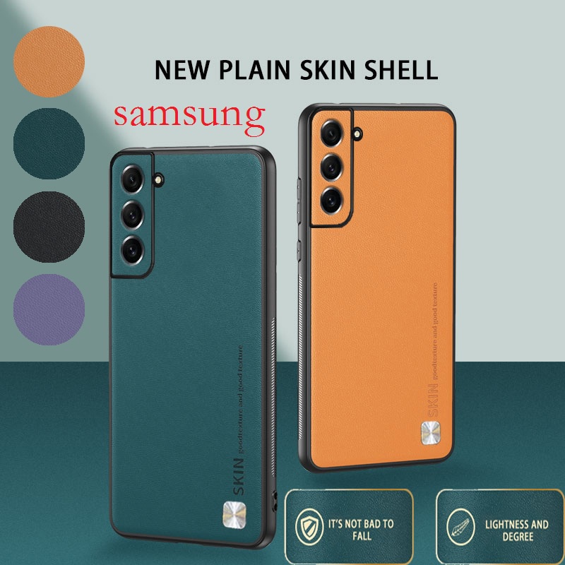 Ốp Điện Thoại Da Viền Mềm Chống Rơi Chống Sốc Cho Samsung Galaxy S21 FE S21+ Plus S21 Ultra 5G SS21 SS S 20 FE 5G