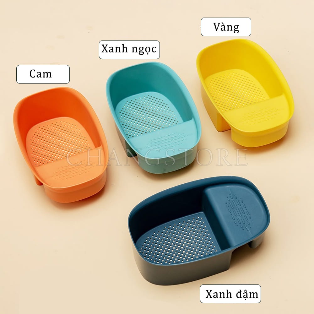 Giỏ Nhựa Lọc Rác Treo Bồn Rửa - Thoát Nước Lọc Bã Thức Ăn Tiện Lợi