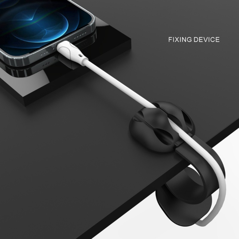 Giá Đỡ Cuộn Dây Cáp USB Để Bàn Gọn Gàng