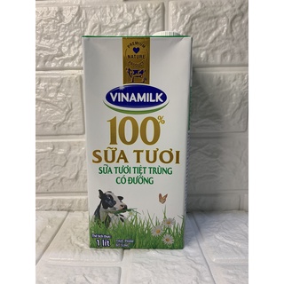 Sữa Tươi 1l Vinamilk có đường,không đường