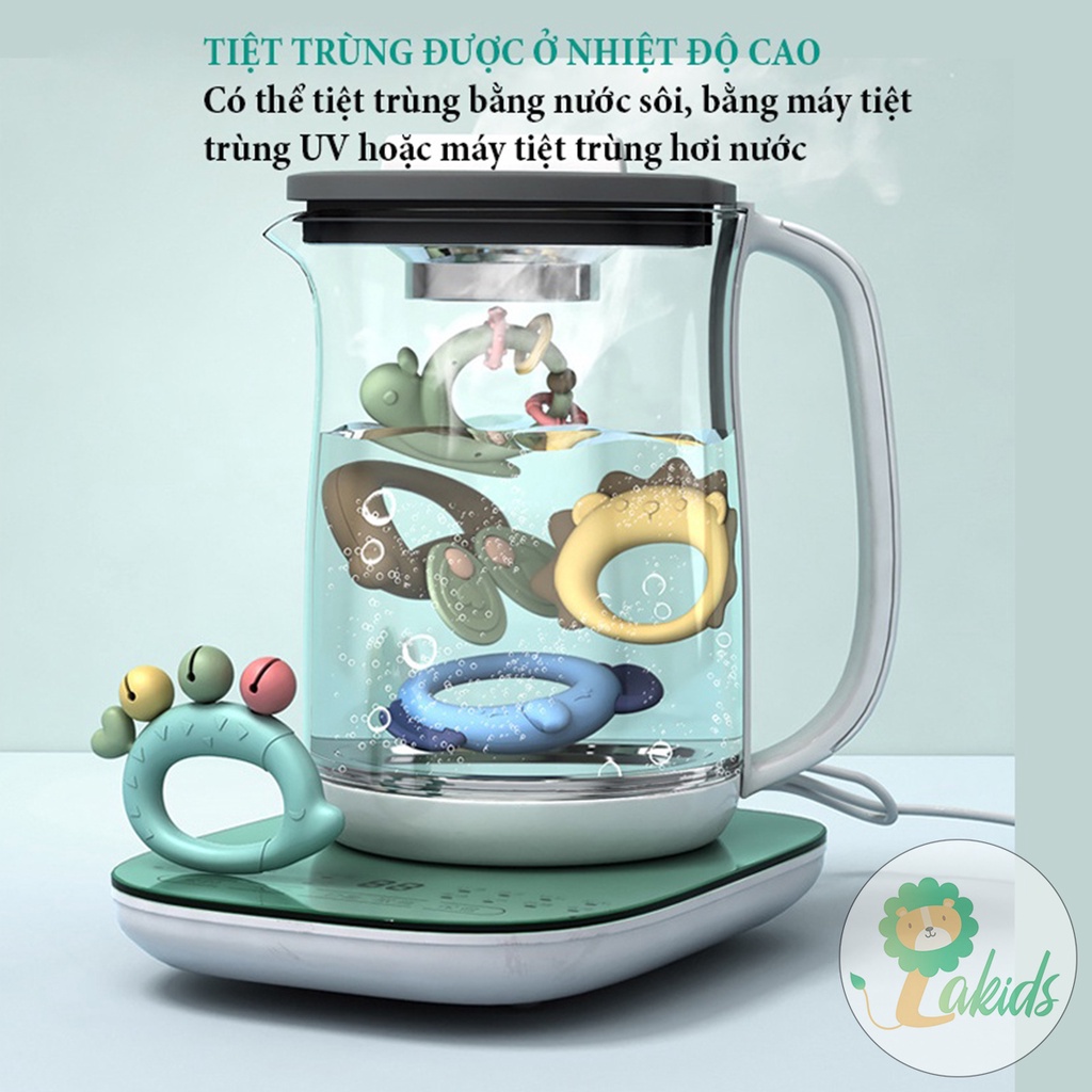 Bộ đồ chơi xúc xắc gặm nướu cho bé LAKIDS siêu cao cấp cho hộp đựng hình cá heo