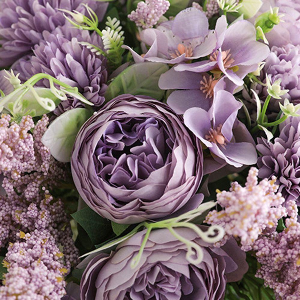 1 Nhánh Hoa Hồng Giả Bằng Lụa Chất Lượng Cao Dùng Trang Trí Tiệc Cưới Phong Cách Vintage