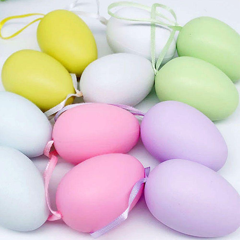 WTTLE Set 18 Quả Trứng Phục Sinh Bằng Nhựa Dùng Để Treo Trang Trí