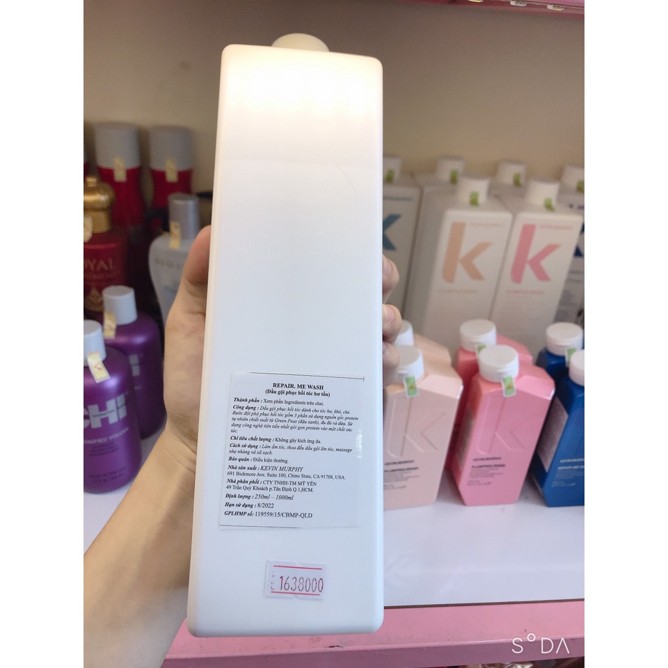 [KEVIN.MURPHY] Dầu gội xã dành cho tóc hư tổn KEVIN.MURPHY 250ML/ 1000ML (CHÍNH HÃNG)