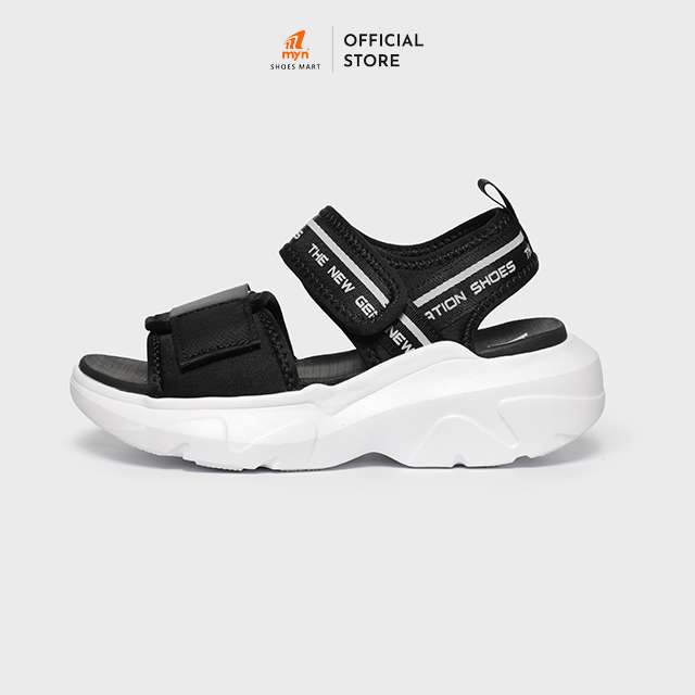 [Mã SKAMLTSM9 giảm 10% đơn 99K] Sandal Nữ ZX 2304 quai ngang bản to - đế cao 5cm - Ulzzang Style - Đen