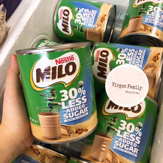 Milo Úc ít đường 395g Milo 30% Less Sugar