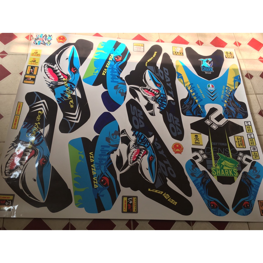 Tem Decal Xe Điện Xmen  09