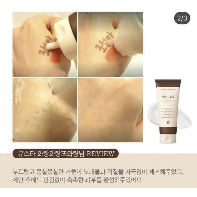 ❤Sữa rửa mặt Hàn Quốc BYVIBES WONDER BATH 2in1 PHA 5.5 - Tạo bọt dịu nhẹ - Phù hợp ngay cả da nhạy cảm❤