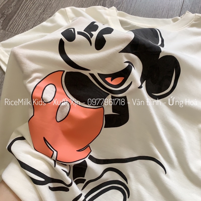 Áo phông hè nữ hình mickey xuất dư xịn