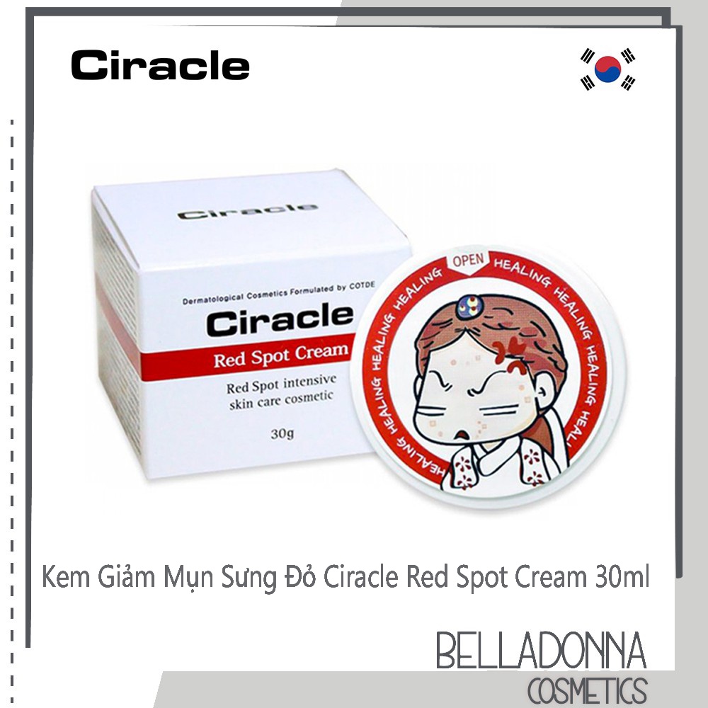 Kem Giảm Mụn Sưng Đỏ Ciracle Red Spot Cream 30ml
