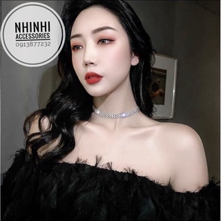 Vòng cổ chocker đính đá mới