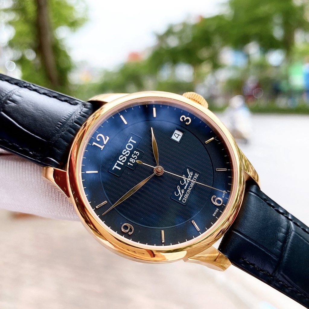 Đồng hồ nam chính hãng Tissot Lelocle Cafe Chronometer T006.408.36.057.00 -Máy Automatic cơ tự động -Kính Sapphire