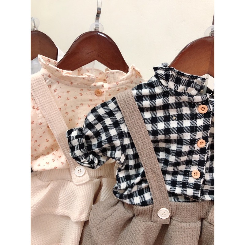 Body yếm ren váy kèm áo cho bé siêu yêu 3-13kg - Shubishop.vn