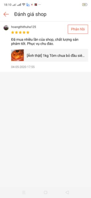 Tôm chua Huế cao cấp bỏ đầu COMBO 2 HỦ 400gr
