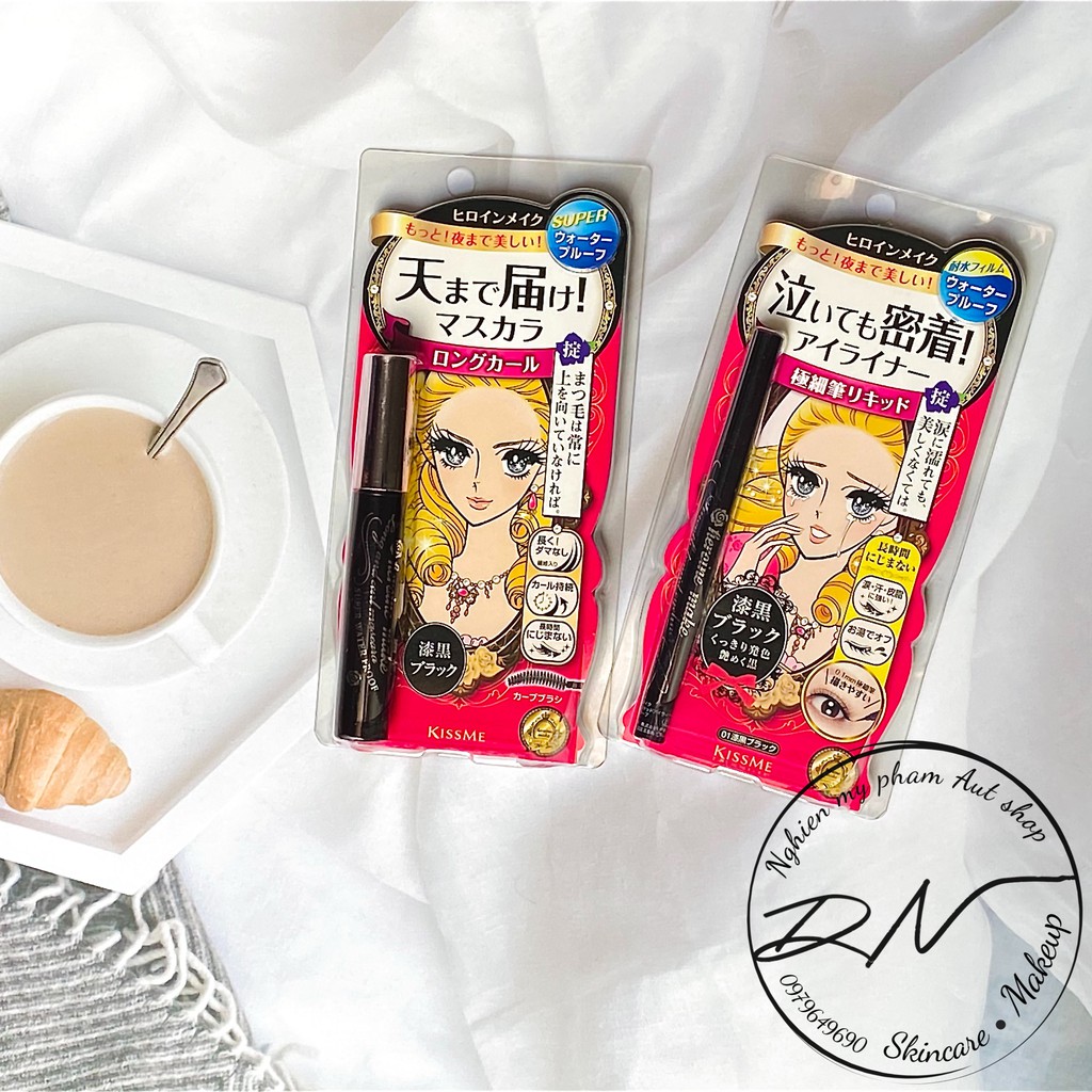{ THANH LÍ XẢ KHO} Mascara và kẻ mắt KISS ME NHẬT BẢN