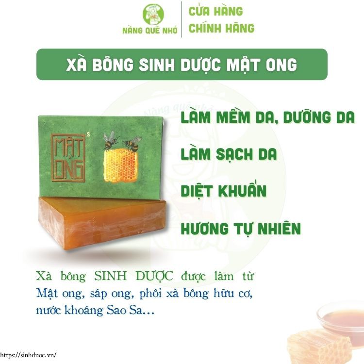 Xà Bông Nghệ Mật Ong Xà Bông Sinh Dược Ngừa Mụn Dưỡng Da Ngừa Thâm 100gr