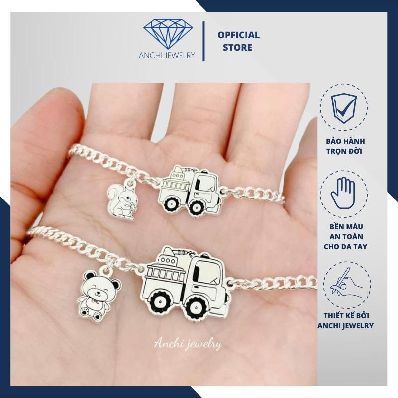 Charm 12 con giáp chuẩn bạc ta, đeo lắc tay chân cho bé - Anchi jewelry