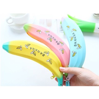  Bóp viết hình chuối có in hình/chữ