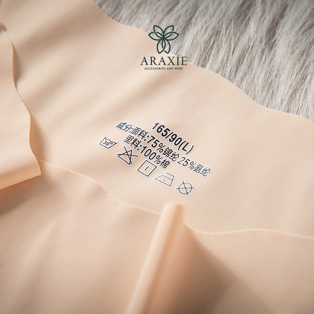 Quần lót nữ không đường may thun lạnh đúc su sexy dễ thương đồ lót nữ cao cấp Araxie AQL-1311-012 | BigBuy360 - bigbuy360.vn