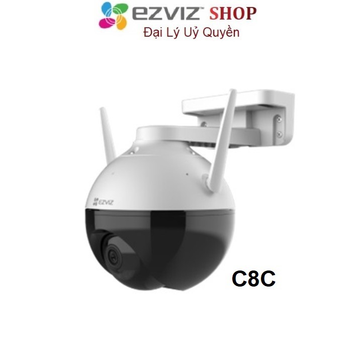 Camera Ezviz CS C8C 1080p 2MP IP Ngoài trời , Xoay 360 độ, có mầu ban đêm