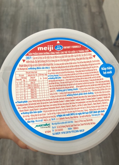 sữa Meiji Infant Formula lon 800g (0 - 1 tuổi)