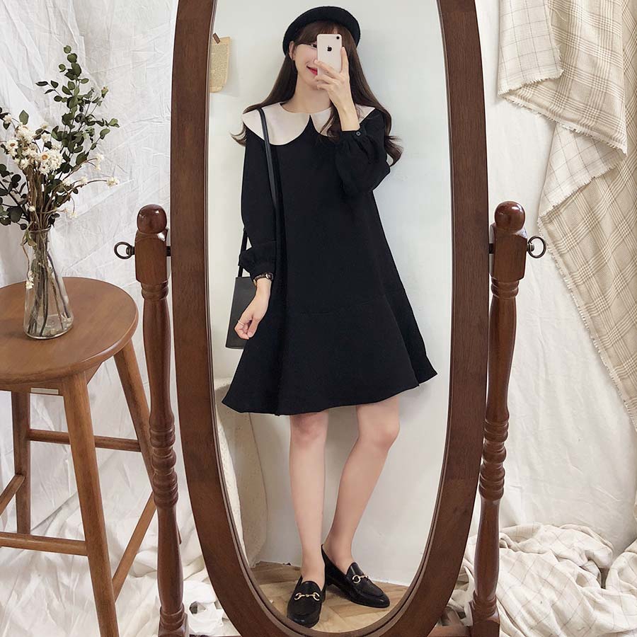 Đầm nữ SUXI kiểu dáng cổ điển thời trang phong cách Hàn Quốc