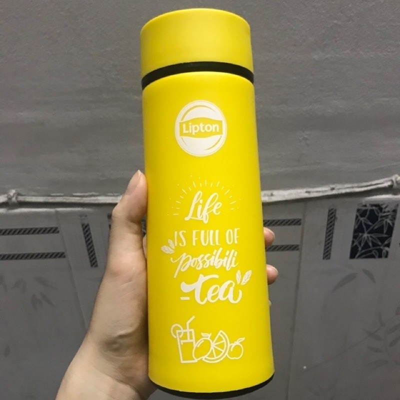 Bình Thủy Tinh Lipton Giữ Nhiệt 400mL