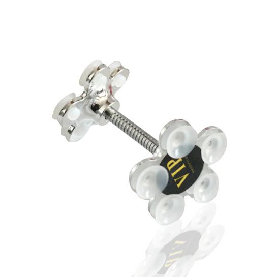 Giá đỡ hút điện thoại hít chân không hình cánh hoa mai dán vô ốp lưng trên ô tô tường để bàn