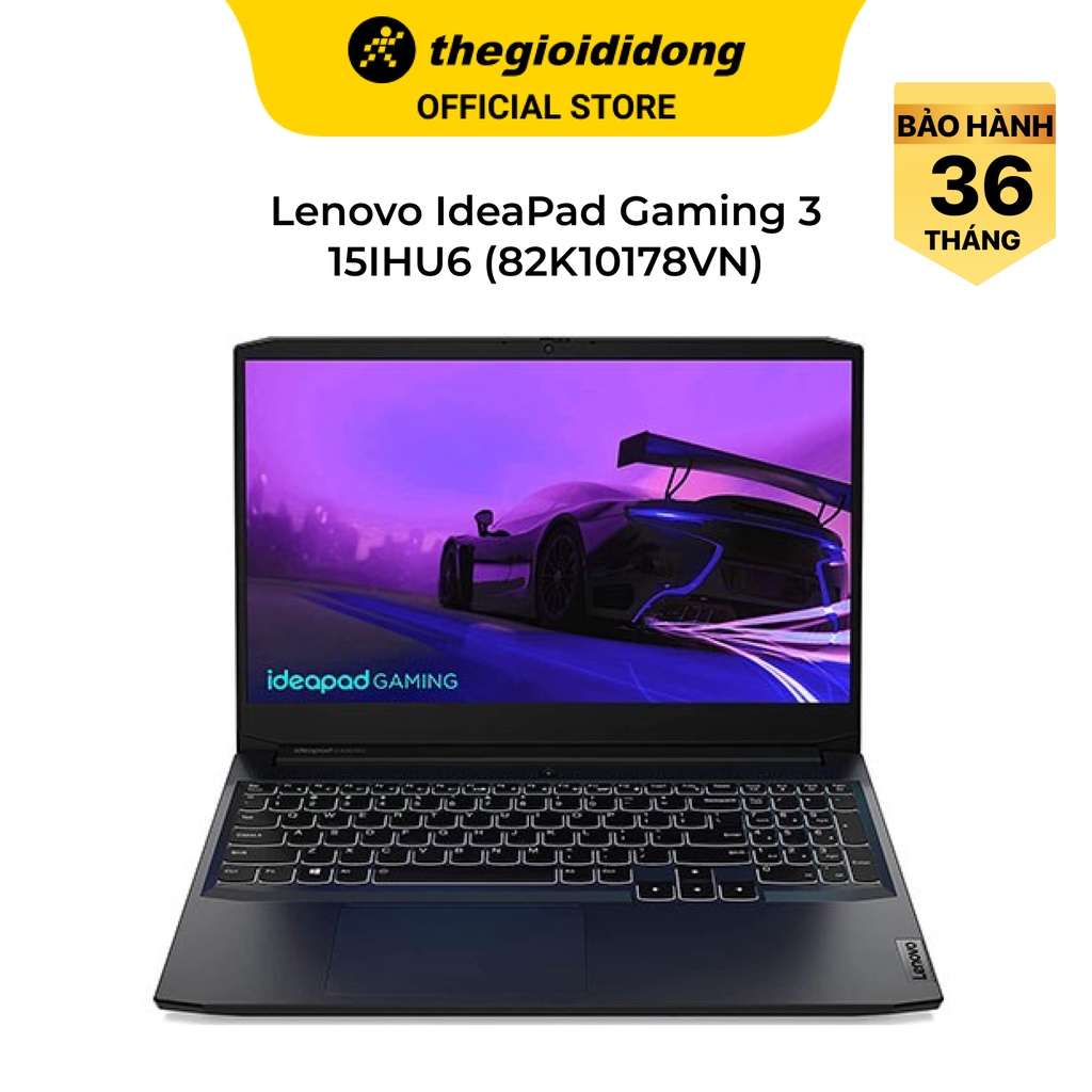 Lenovo Ideapad Gaming 3 15IHU6 i5 11300H/8GB/512GB/4GB GTX1650/15.6"F/120Hz/Win11