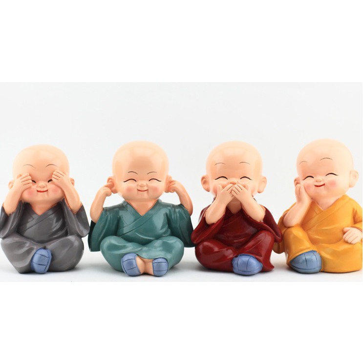 Bộ tượng Phong thủy - bộ 4 tượng phật tịnh tâm
