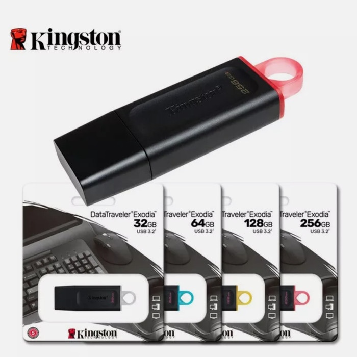 USB kingston 32GB 64GB 3.2 Gen 1 Kingston DataTraveler Exodia DTX - CHÍNH HÃNG BẢO HÀNH 36T