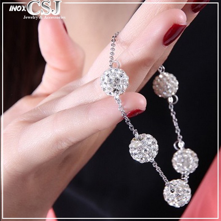 Lắc tay nữ  trái châu (hạt trân châu)  xinh