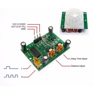 Cảm biến chuyển động pir hc sr501