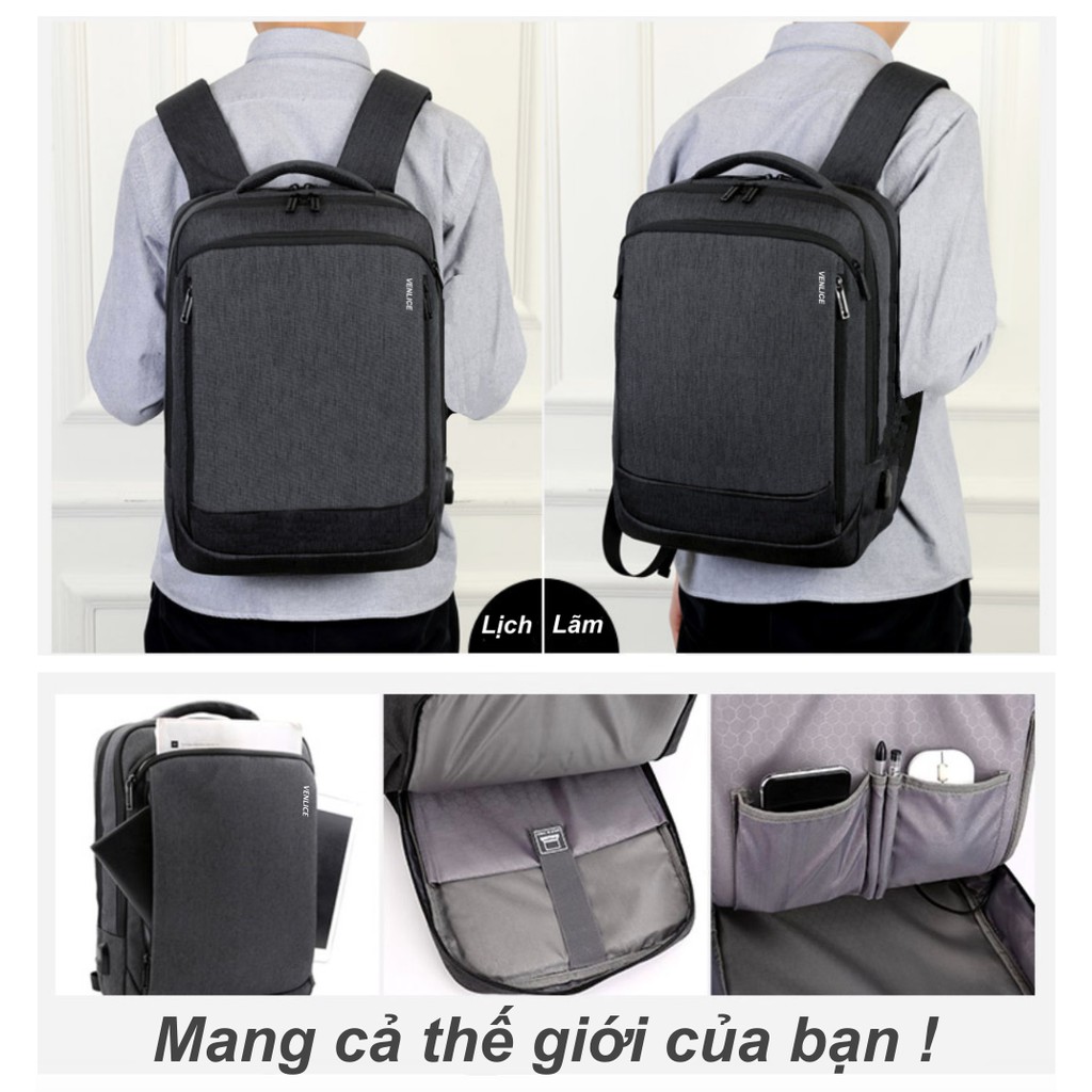 Balo Nam Công sở, Laptop, Du Lịch #8