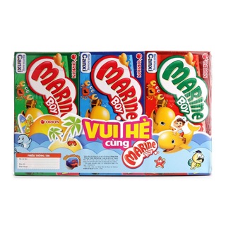 Combo 10 Hộp Bánh Cá Marine Boy Orion Hộp 35gr