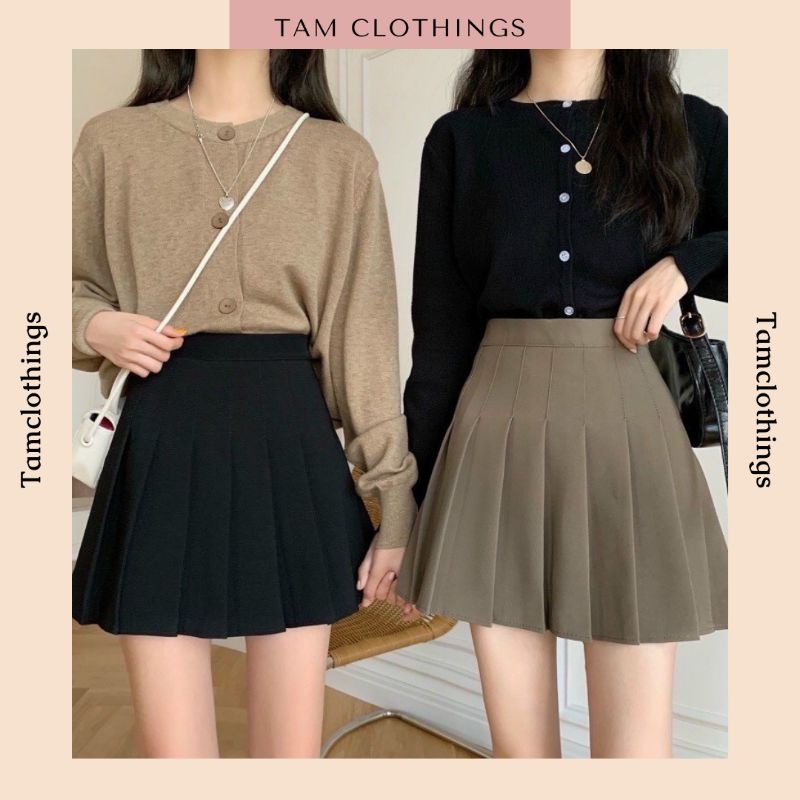 Chân váy tennis xếp ly phong cách Hàn Quốc Tâm Clothings CV01