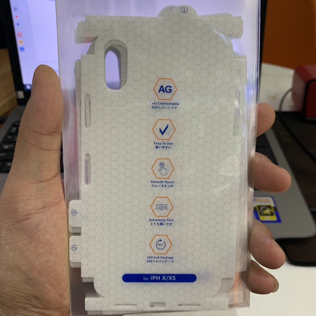 Miếng dán Chống vân tay PPF mặt sau cho 6/6s 6+/6s+ 7/8 7+/8+ X/XS XSMAX/11/11PRO/11PROMAX