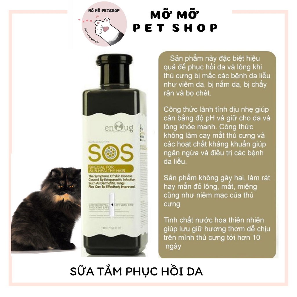 SỮA TẮM SOS 530ML CHO CHÓ MÈO