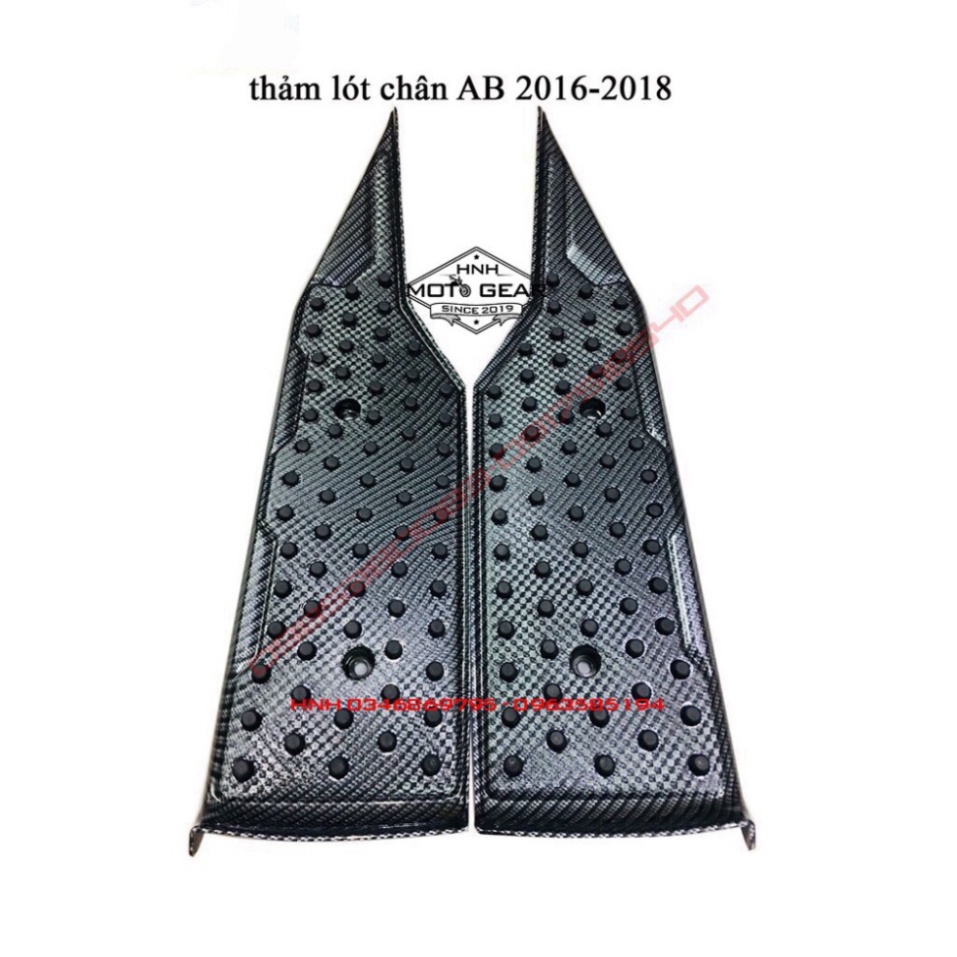 Ốp Carbon Cho Air Blade ( AB ) 2016 - 2019 Bộ 4 Món