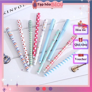 Bút mực gel nhiều màu ngồi 0.38mm - viết mực họa tiết cute