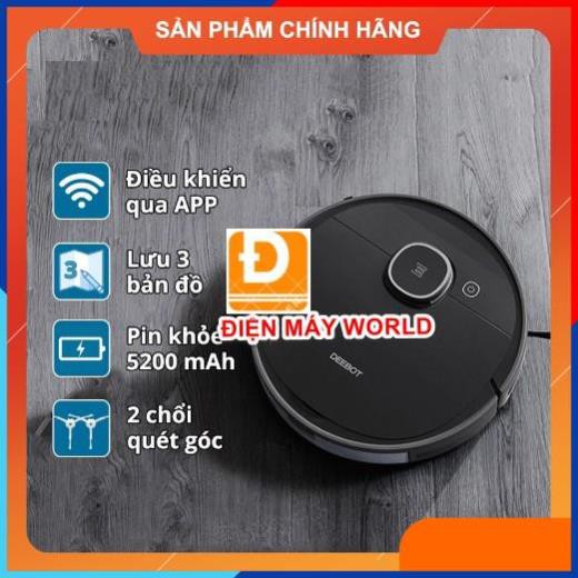 [ECOVACS T5 HERO] ROBOT HÚT BỤI LAU NHÀ CAO CẤP – T5 HERO