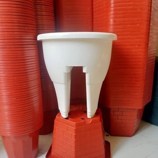 Chậu kẹp ban công kẹp lan can trồng cây, hoa tiện dụng 30x30