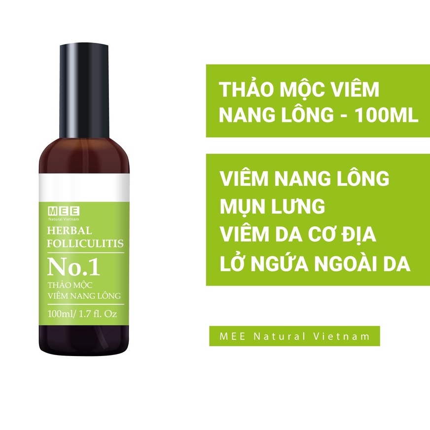 Xịt Thảo Mộc Viêm Nang Lông NEEM (100ml) [Chính Hãng]