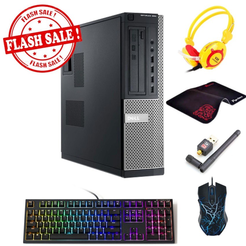 Thùng CPU DELL OPTIPLEX 390 DT (Core i3 2120, Ram 8GB, HDD 1TB) + Quà Tặng - Hàng Nhập Khẩu | BigBuy360 - bigbuy360.vn