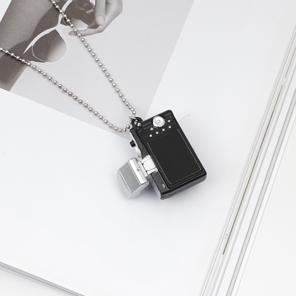 Dây chuyền mặt hình máy ảnh phát sáng độc đáo, phong cách thời trang cá tính cho nam nữ