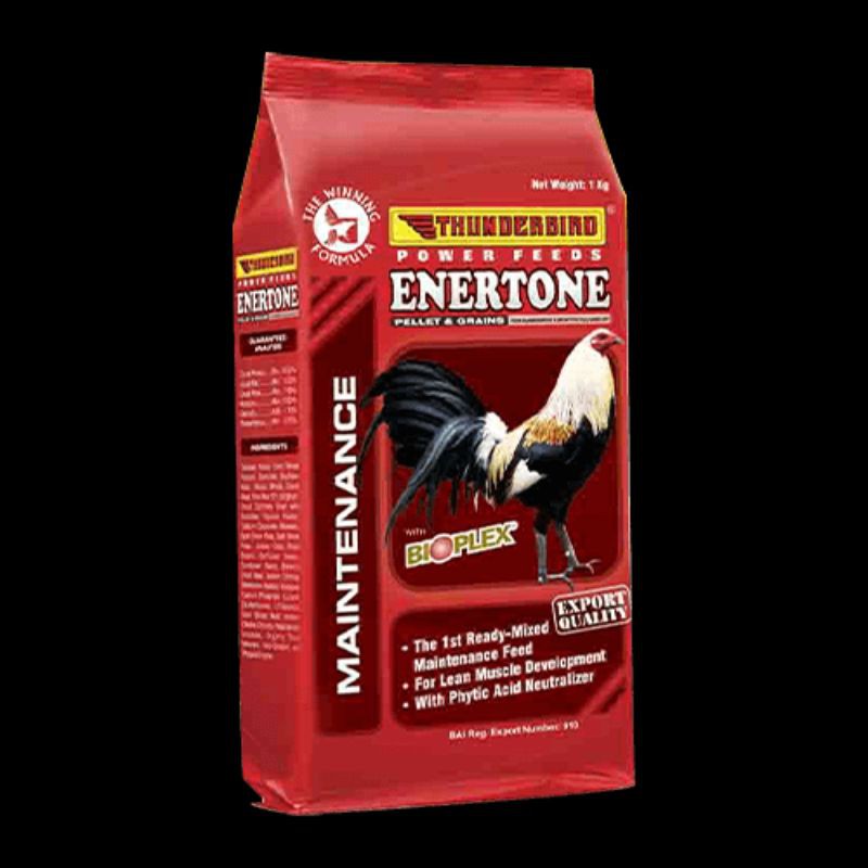 THỨC ĂN GÀ ĐÁ CAO CẤP  Thunderbird Enertone , Nhập Khẩu philippines ,gà từ 6 tháng trở lên ,GÓI 1KG